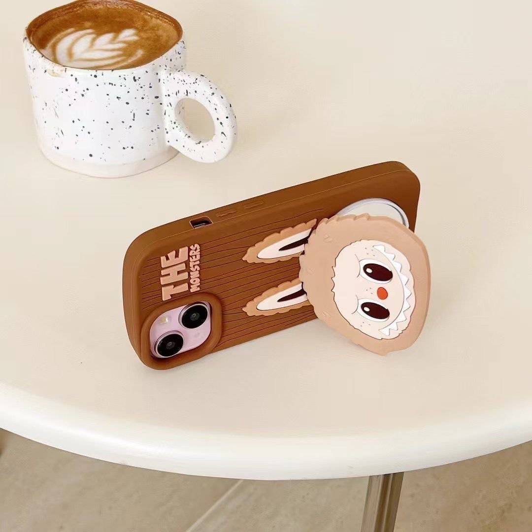 Apple iPhone 16 / Pro / Pro Max - Cute Labubu Mirror Case THE MONSTERS Edition
