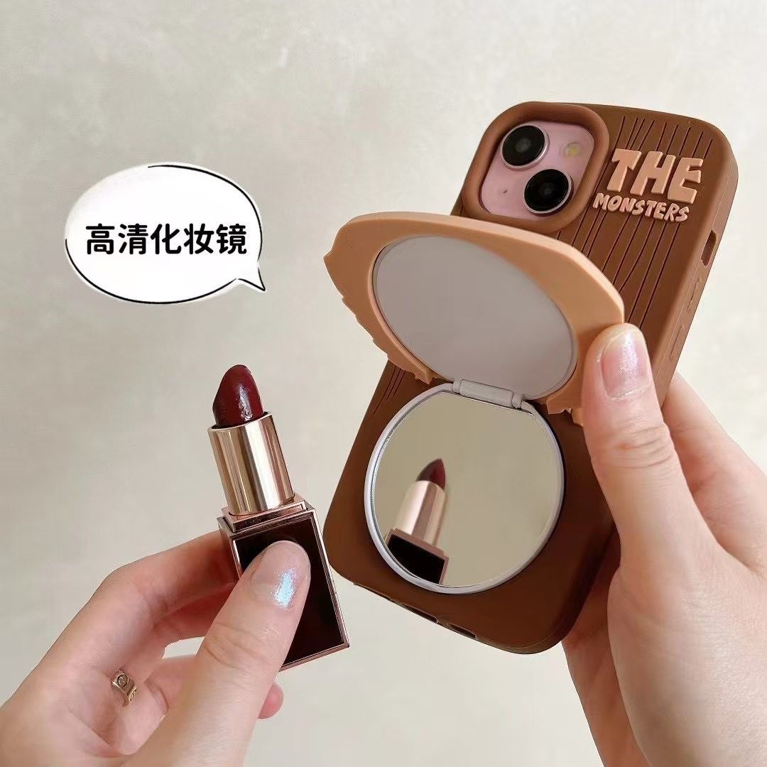 Apple iPhone 16 / Pro / Pro Max - Cute Labubu Mirror Case THE MONSTERS Edition
