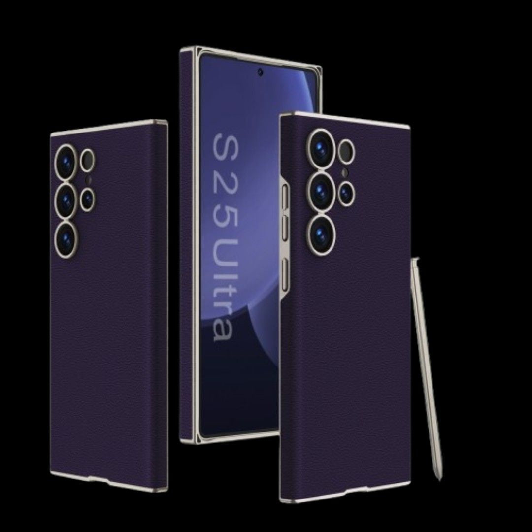 Samsung Galaxy S25 Ultra – Ultra Thin Leather Cover & Case
