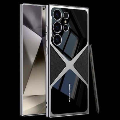 Samsung S24 Ultra Case – Electroplated PU Leather Cover & Case