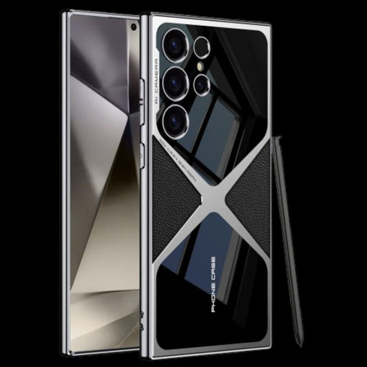Samsung S24 Ultra Case – Electroplated PU Leather Cover & Case