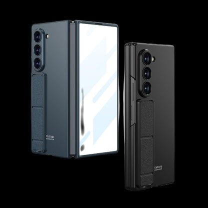 Galaxy Z Fold 6 – Ultra Thin with Kickstand and Glass Cover & Case