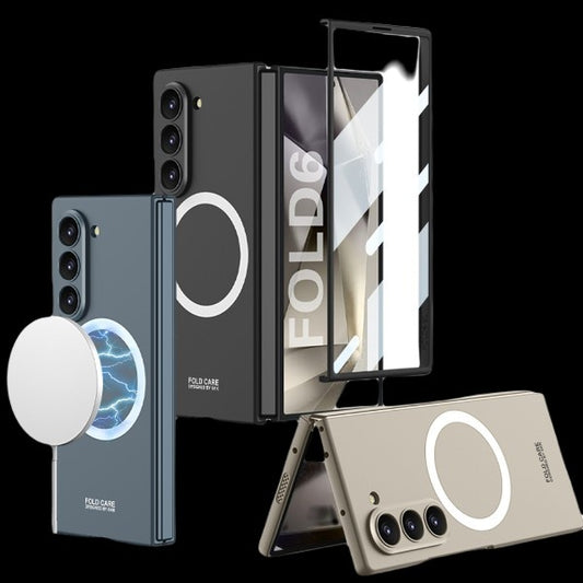 Galaxy Z Fold 6 – Ultra-Thin with Built-In Magnet Cover & Case