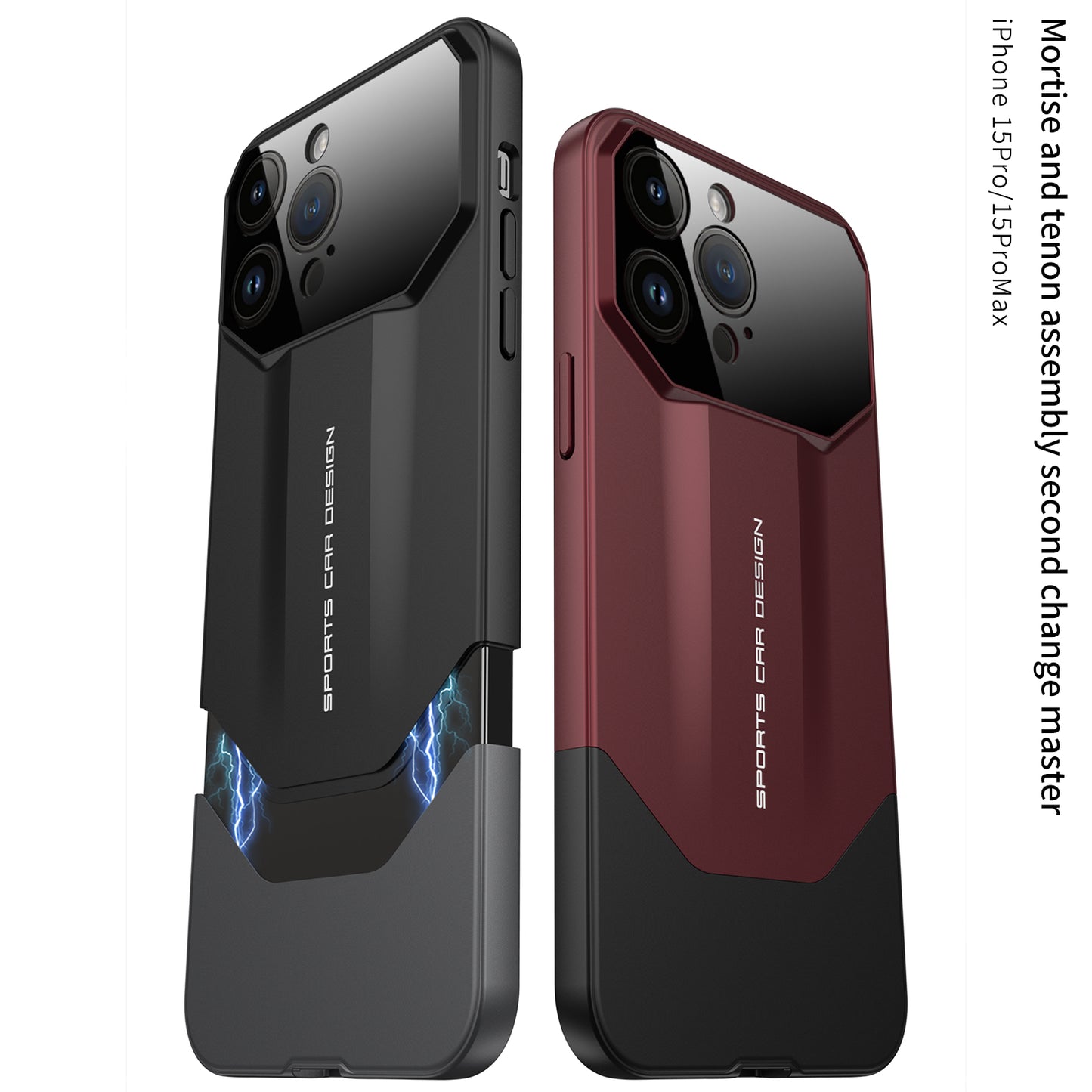 Apple iPhone 15 Pro / Pro Max – 2IN1 Cover & Case