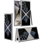 Samsung S24 Ultra Case – Electroplated PU Leather Cover & Case