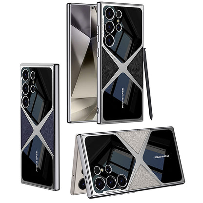 Samsung S24 Ultra Case – Electroplated PU Leather Cover & Case
