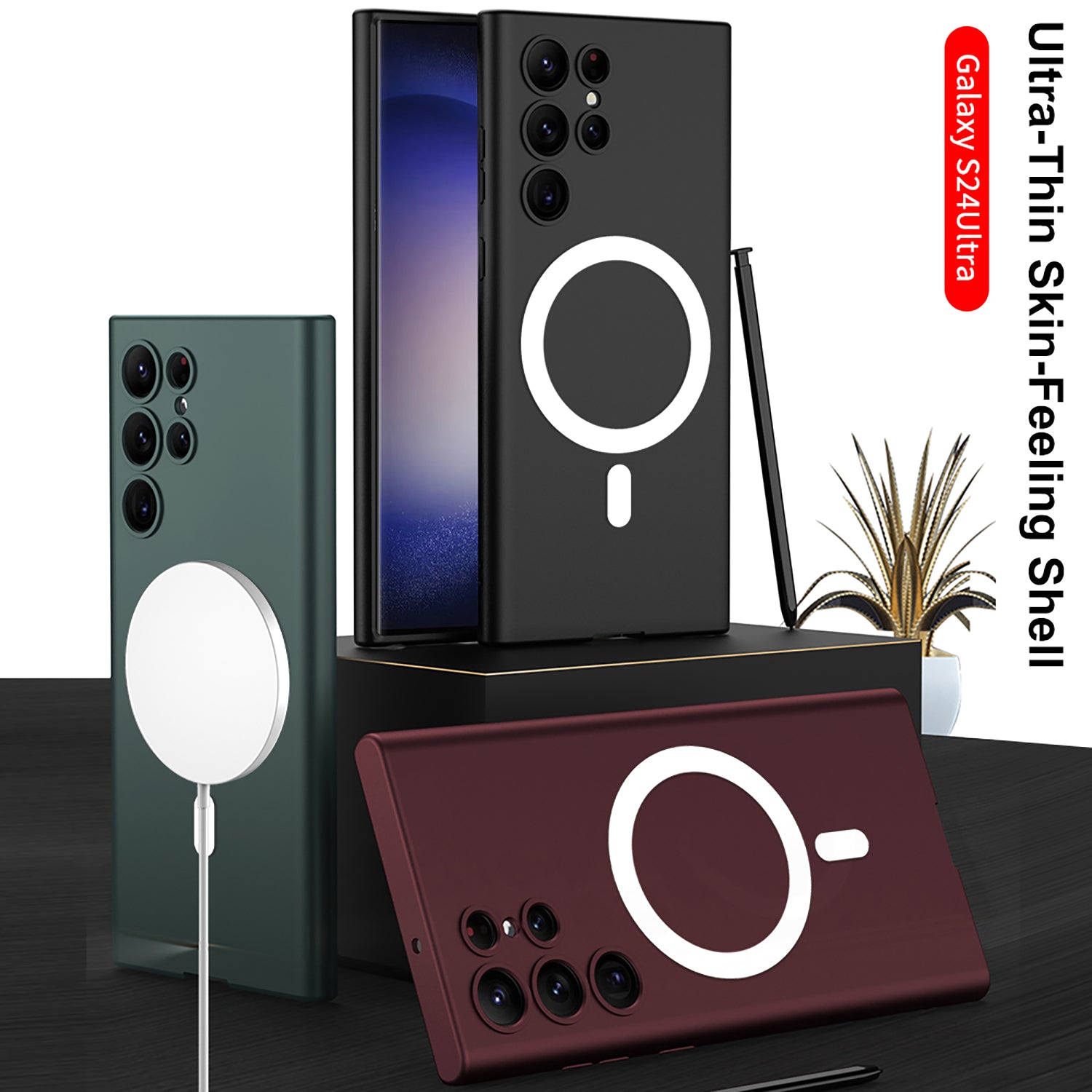 Samsung S24 / Plus / Ultra – Ultra-Thin Soft Cover & Case