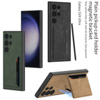 Samsung S24 / Ultra Cover – Electroplated Leather Cover & Case