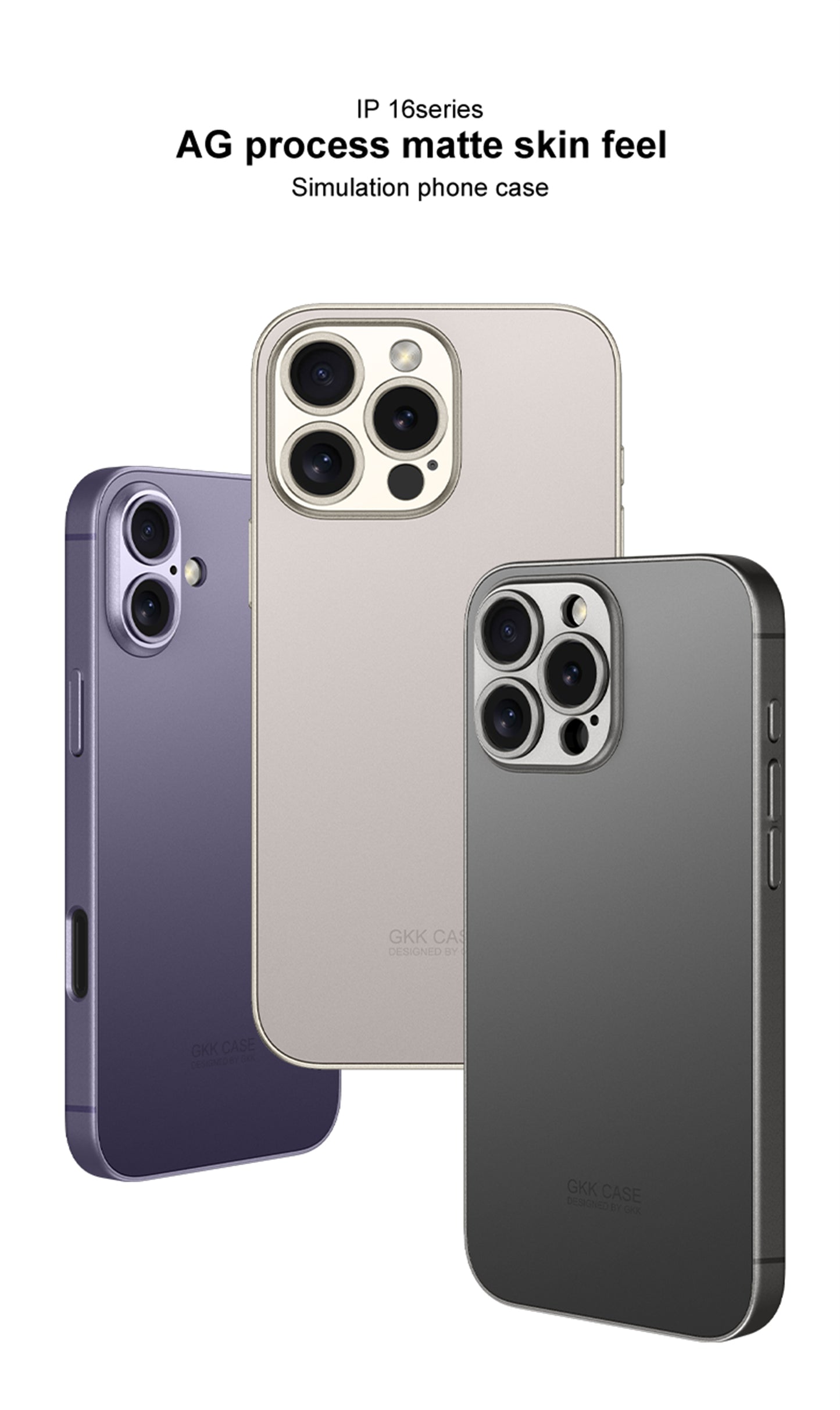 Apple iPhone 16 / Plus / Pro / Pro Max – Ultra Soft Touch Cover & Case