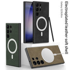 Samsung S23 / Ultra – Leather with MagSafe Cover & Case