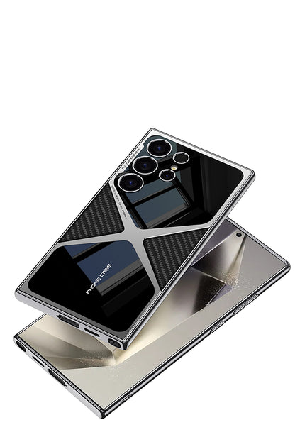 Samsung S24 Ultra Case – Electroplated PU Leather Cover & Case