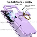 Galaxy Z Flip 5 – Hinge Box Ring Cover & Case