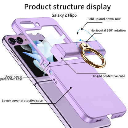 Galaxy Z Flip 5 – Hinge Box Ring Cover & Case