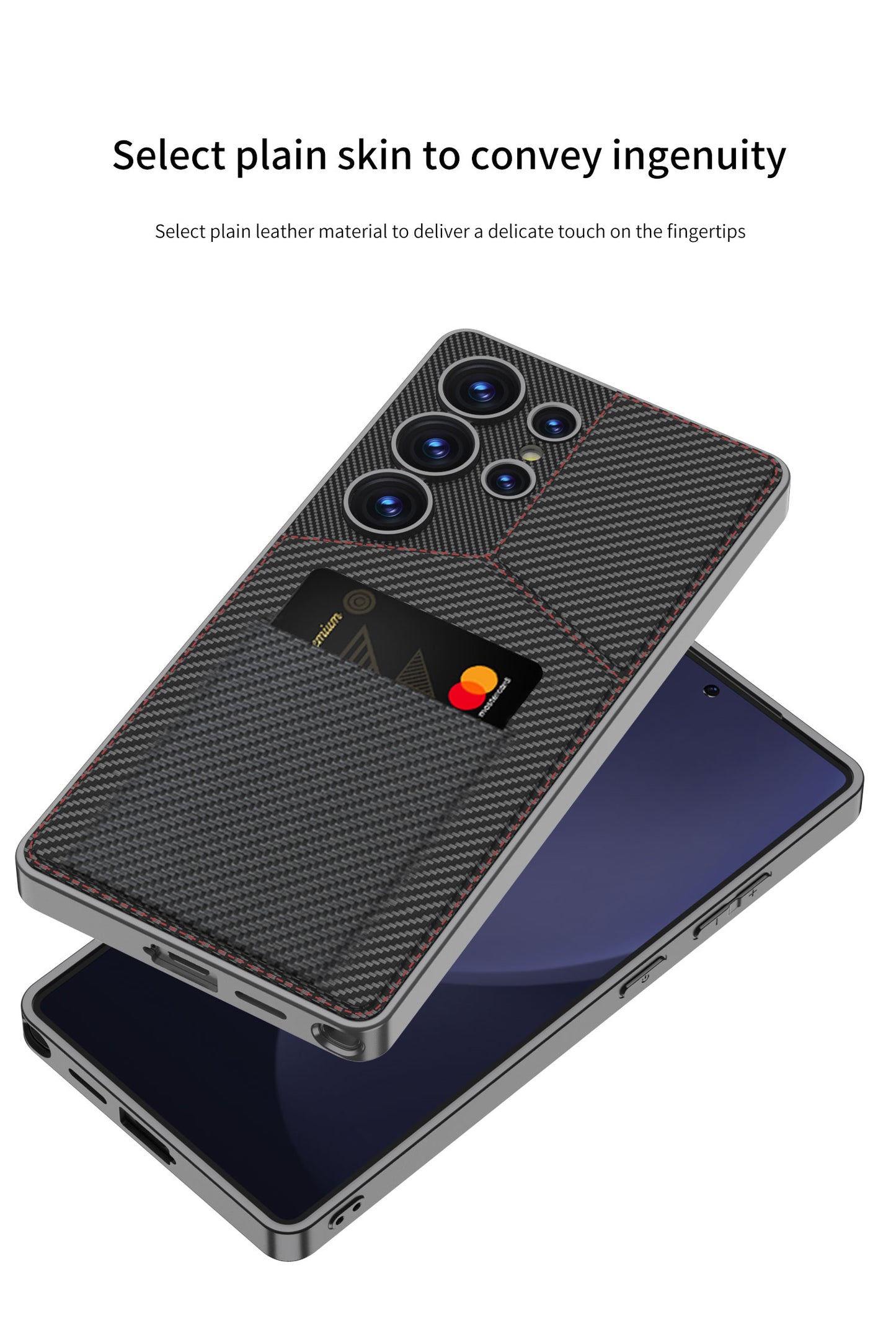 Samsung Galaxy S25 / Ultra– Rotor Stand Card Bag Cover & Case