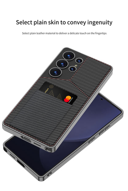 Samsung Galaxy S25 / Ultra– Rotor Stand Card Bag Cover & Case