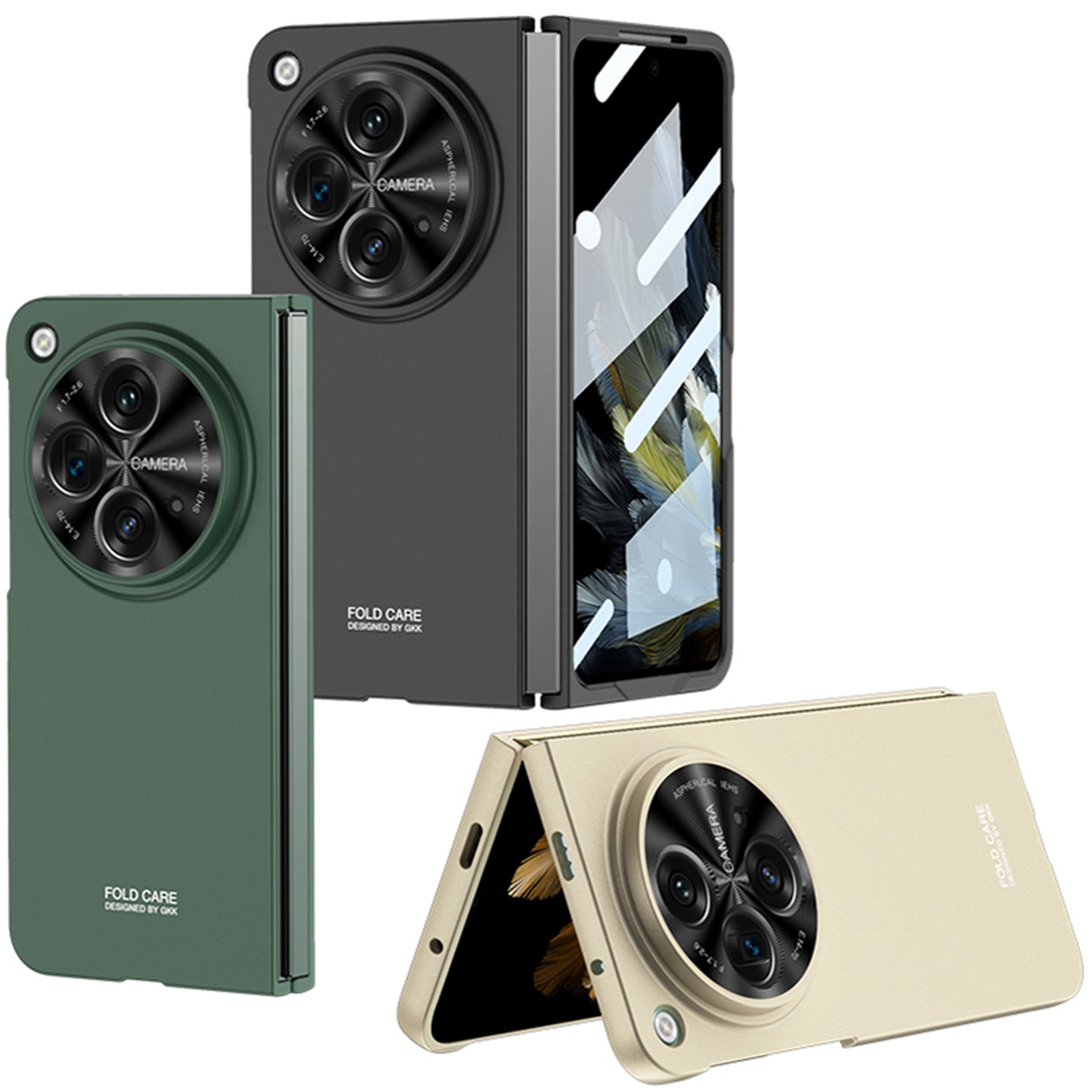 OnePlus Open – Built-In Tempered Glass Front Cover & Case