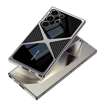 Samsung S24 Ultra Case – Electroplated PU Leather Cover & Case