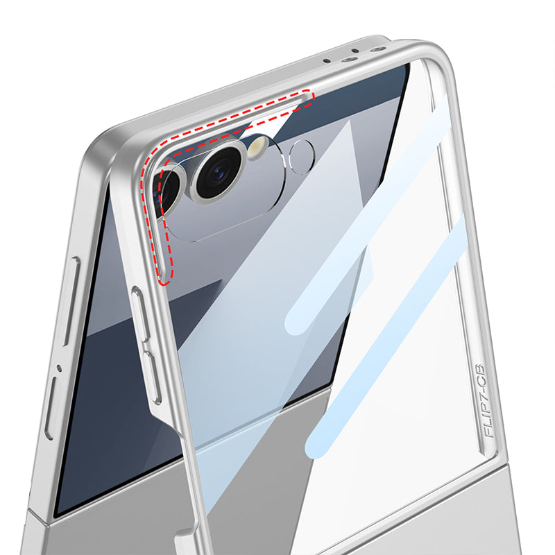 Samsung Galaxy flip 7. Wireless Charging Polycarbonate Case| Slim Shockproof Protective Back Cover