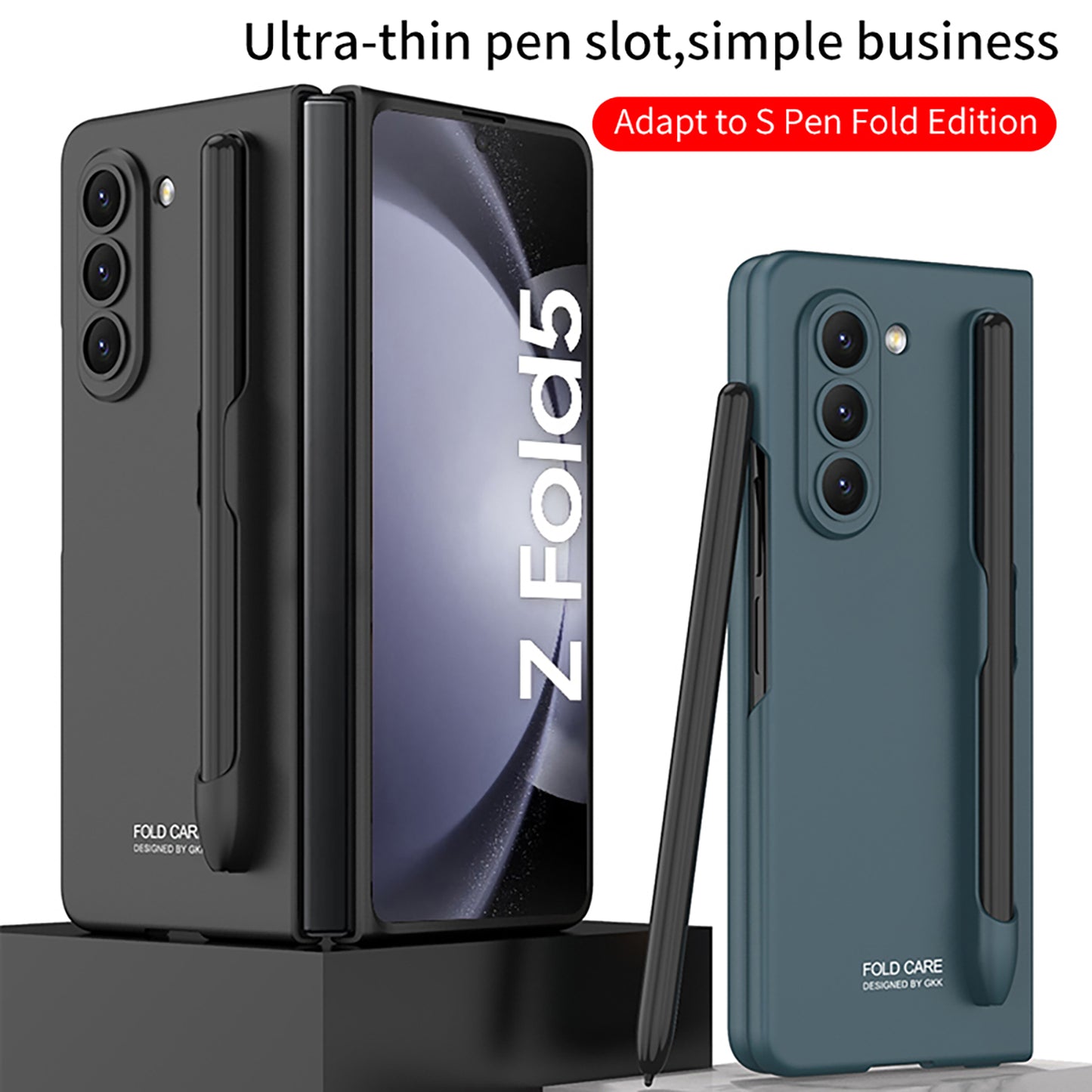 Galaxy Z Fold 5 – Ultra-Thin with Pen Slot Slim Cover & Case