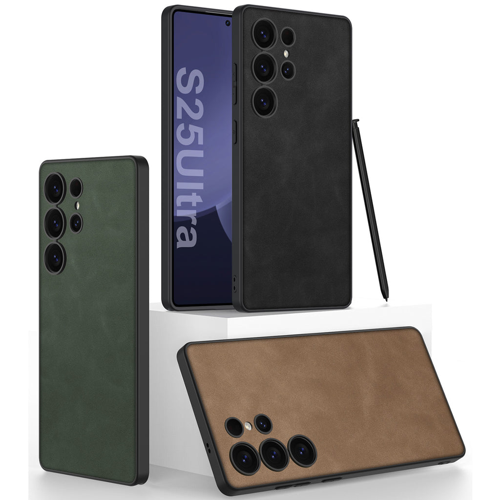 Samsung Galaxy S25 / Ultra– Matte Leather Ultra Thin Cover & Case