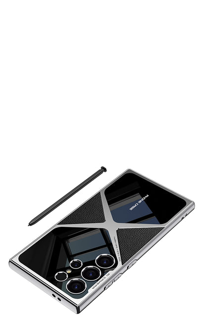 Samsung S24 Ultra Case – Electroplated PU Leather Cover & Case