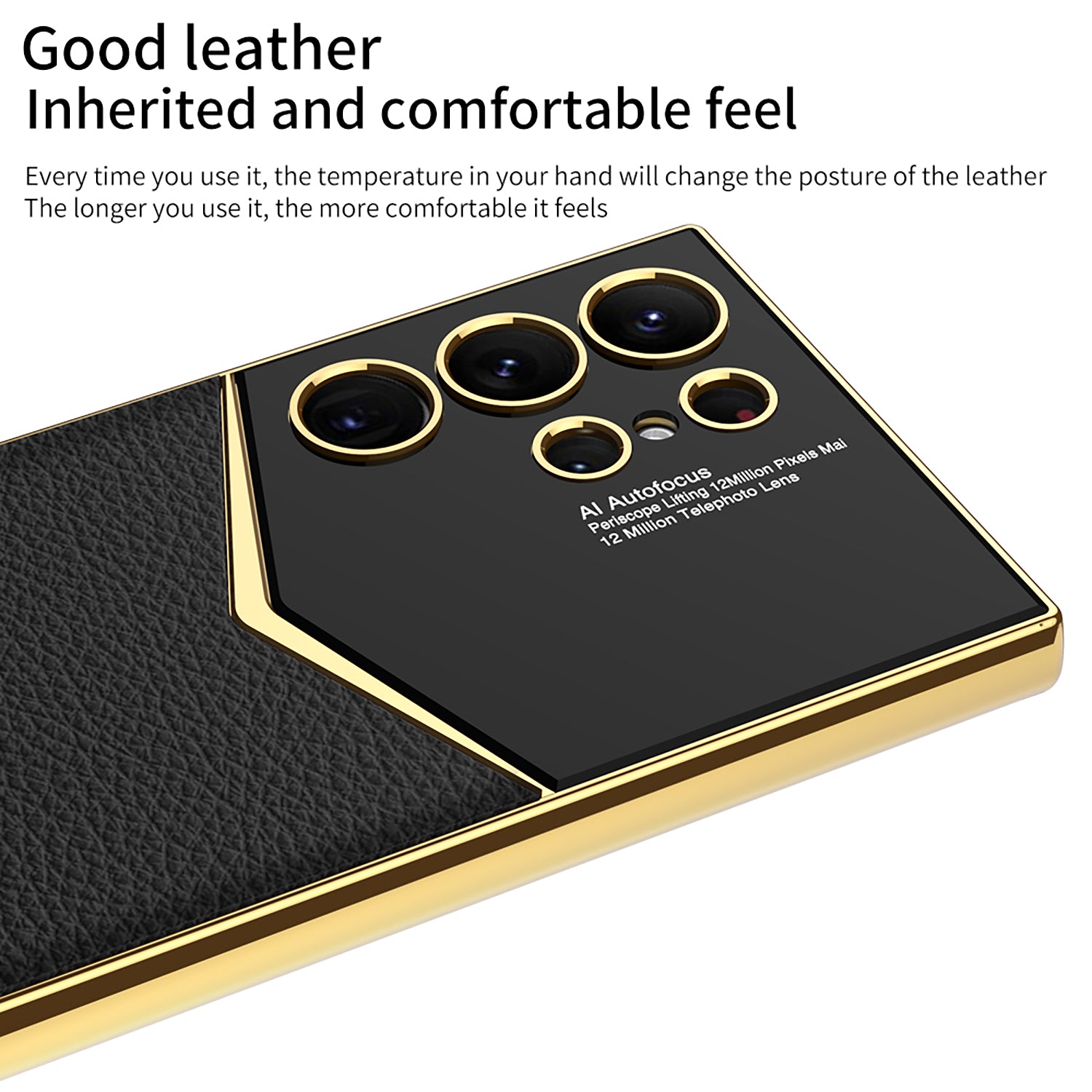 Samsung S24 / Ultra Cover – Electroplated Leather Cover & Case