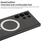 Samsung S23 / Ultra – Leather with MagSafe Cover & Case