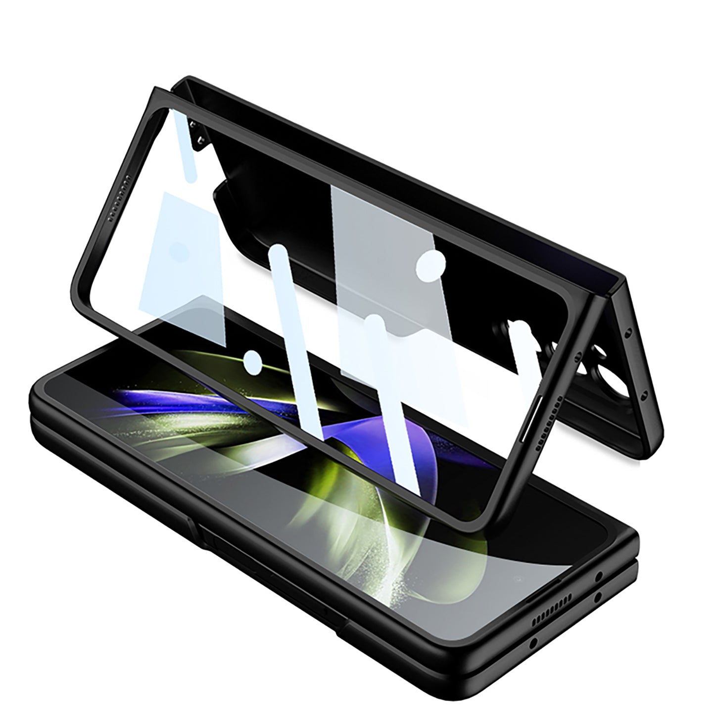 Galaxy Z Fold 5 – Ultra-Thin PC + Glass Cover & Case