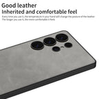 Samsung Galaxy S25 / Ultra– Matte Leather Ultra Thin Cover & Case