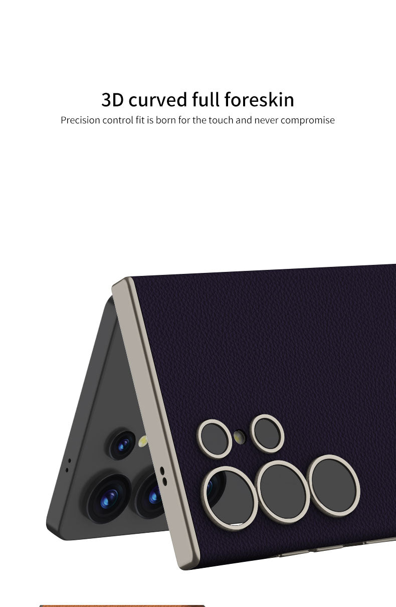 Samsung Galaxy S25 Ultra – Ultra Thin Leather Cover & Case