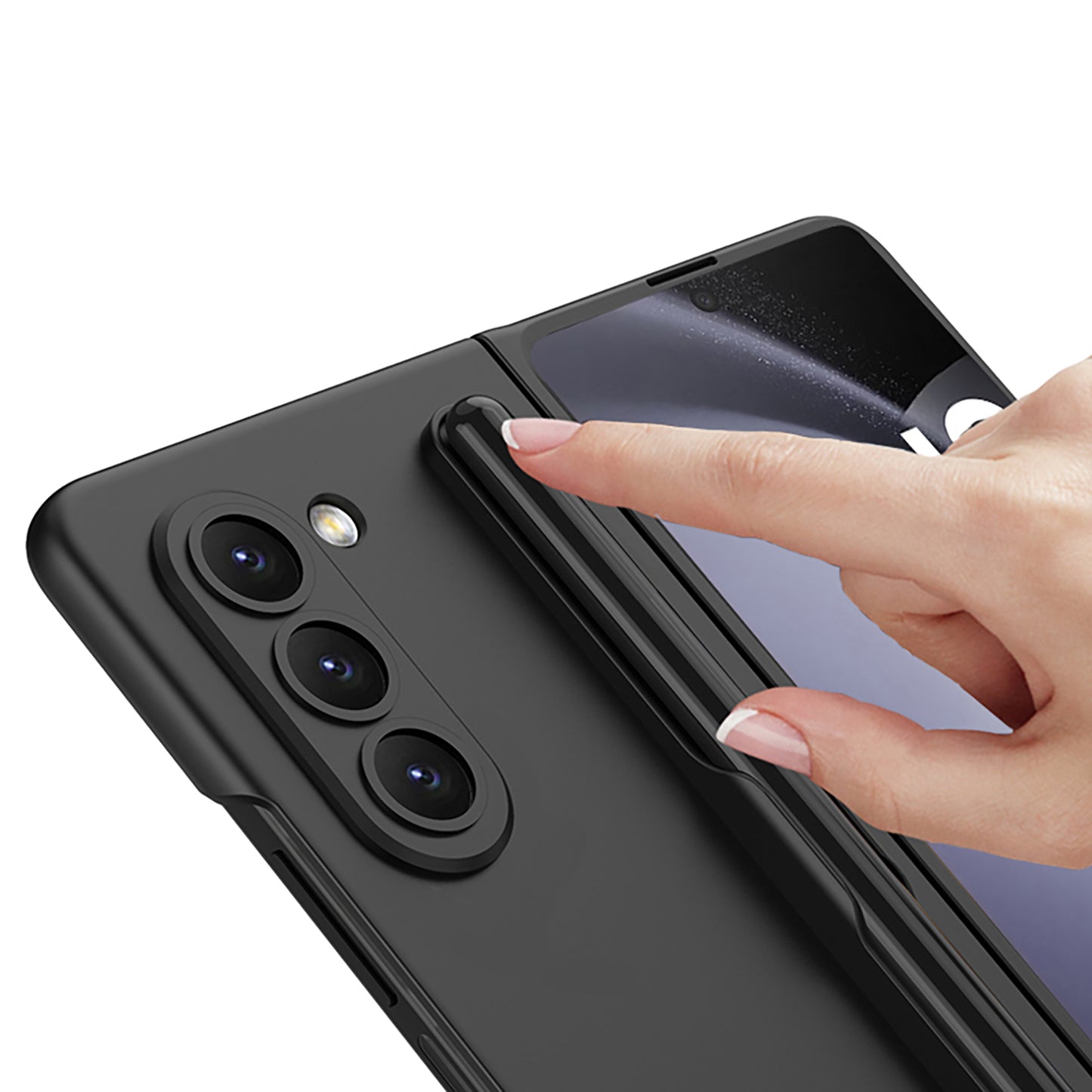 Galaxy Z Fold 5 – Ultra-Thin with Pen Slot Slim Cover & Case