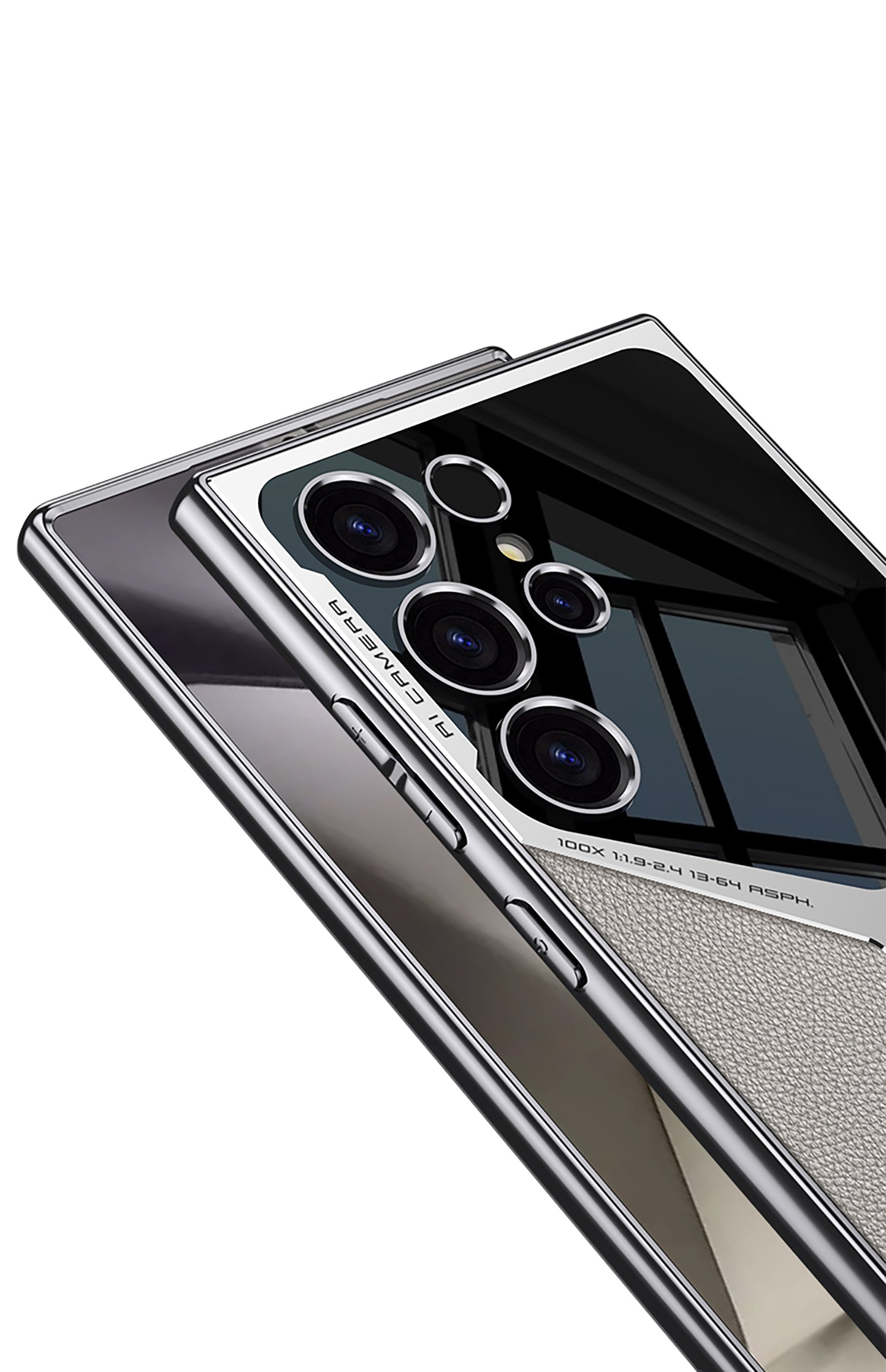 Samsung S24 Ultra Case – Electroplated PU Leather Cover & Case