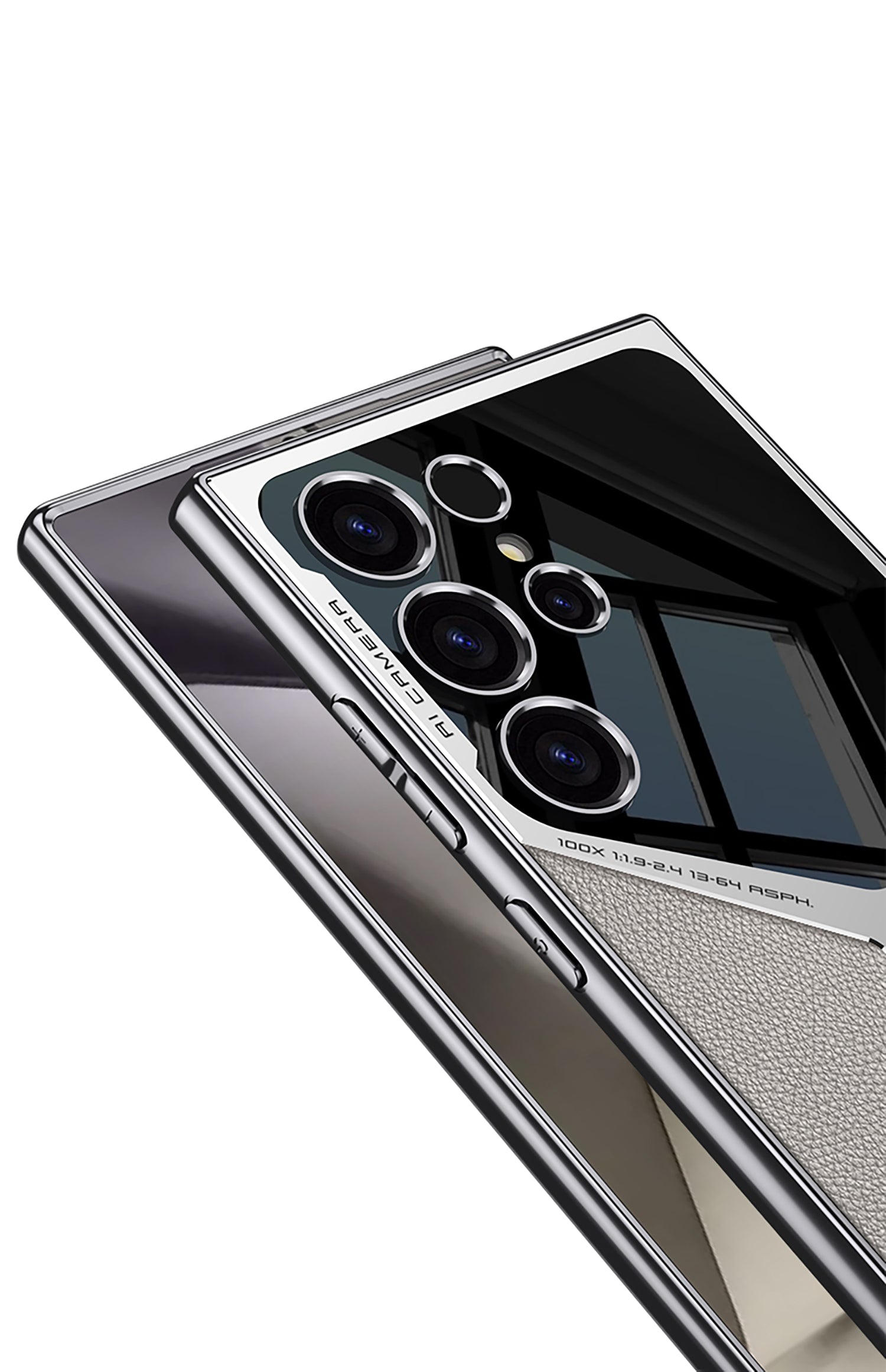 Samsung S24 Ultra Case – Electroplated PU Leather Cover & Case