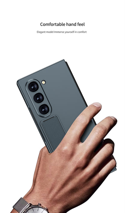 Galaxy Z Fold 6 – Ultra Thin with Kickstand and Glass Cover & Case