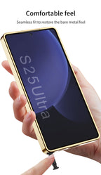 Samsung Galaxy S25 / Ultra– Leather Puff Design Cover & Case