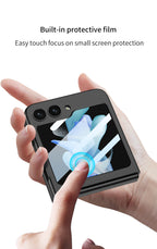 Galaxy Z Flip 6 – Ultra-Thin PC + Glass Cover & Case