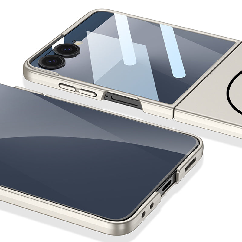 Samsung Galaxy flip 7. Wireless Charging Polycarbonate Case| Slim Shockproof Protective Back Cover