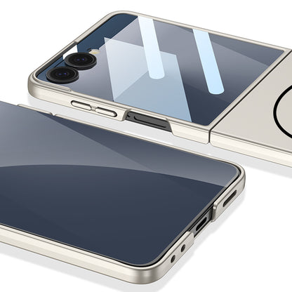 Samsung Galaxy flip 7. Wireless Charging Polycarbonate Case| Slim Shockproof Protective Back Cover