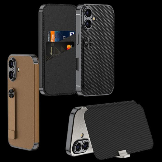 Apple iPhone 16  / Plus / Pro / Pro Max – Sheath Card Holder Cover & Case