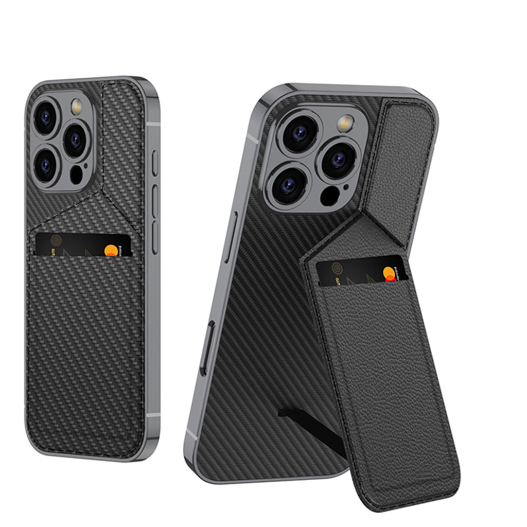 Apple iPhone 16 / Plus / Pro / Pro Max – Leather Card Slot Cover & Case