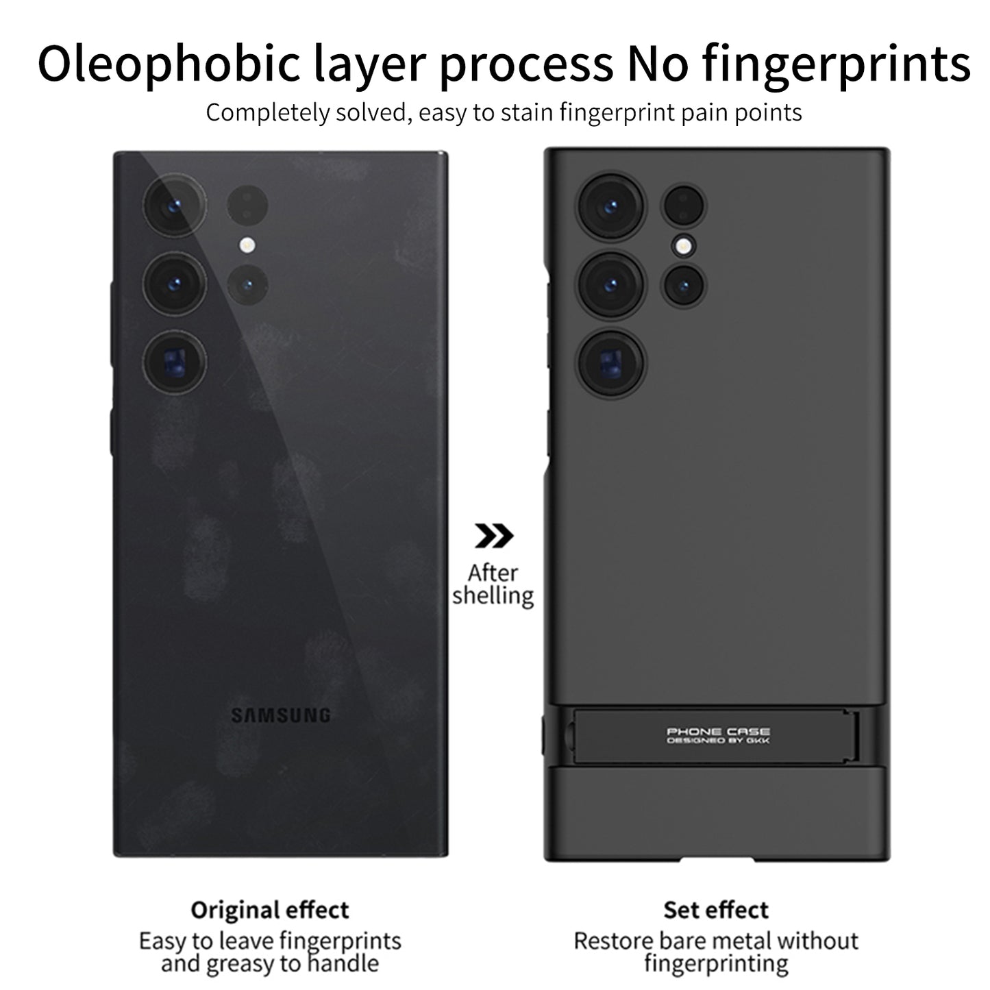 Samsung Galaxy S24 / Ultra – Slim Back Kickstand Cover & Case