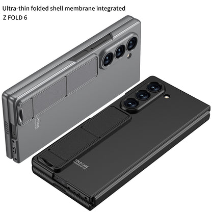 Galaxy Z Fold 6 – Ultra Thin with Kickstand and Glass Cover & Case