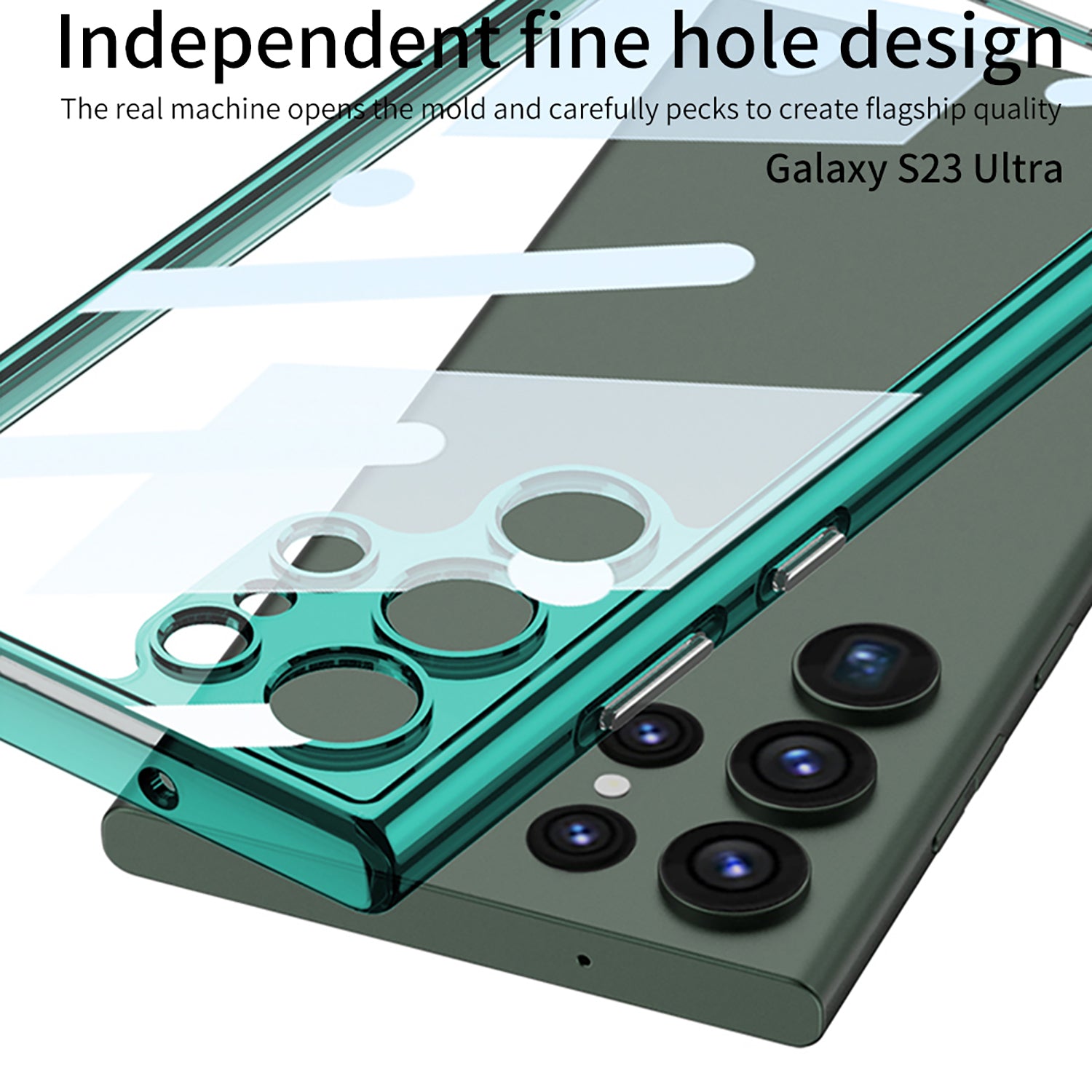 Samsung S23 Ultra – Hybrid Transparent Cover & Case