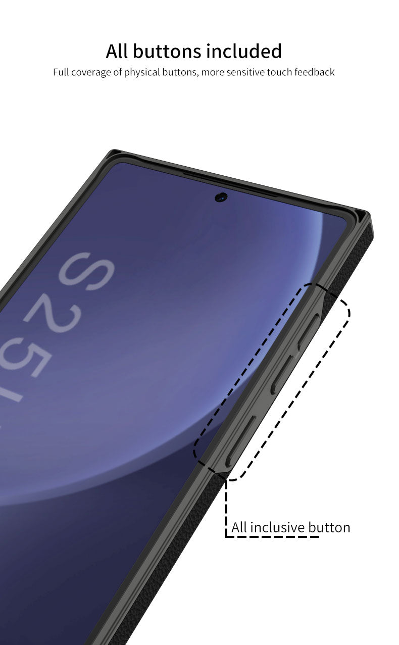 Samsung Galaxy S25 Ultra – Ultra Thin Leather Cover & Case