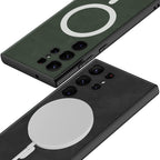 Samsung S23 / Ultra – Leather with MagSafe Cover & Case