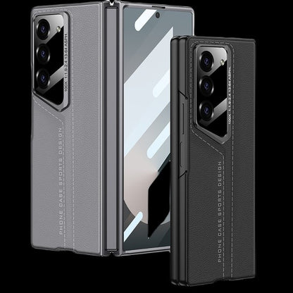 Galaxy Z Fold 6 – Ultra-Thin Blade PU Leather Cover & Case