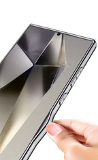 Samsung S24 Ultra Case – Electroplated PU Leather Cover & Case