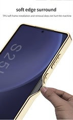 Samsung Galaxy S25 / Ultra– Leather Puff Design Cover & Case