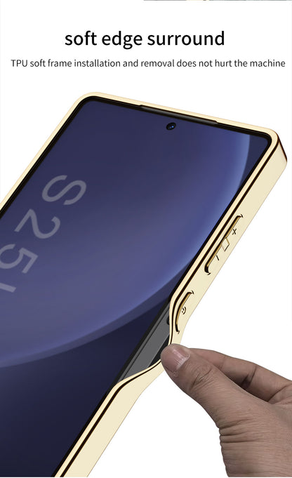 Samsung Galaxy S25 / Ultra– Leather Puff Design Cover & Case
