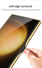 Samsung S24 / Ultra Cover – Electroplated Leather Cover & Case